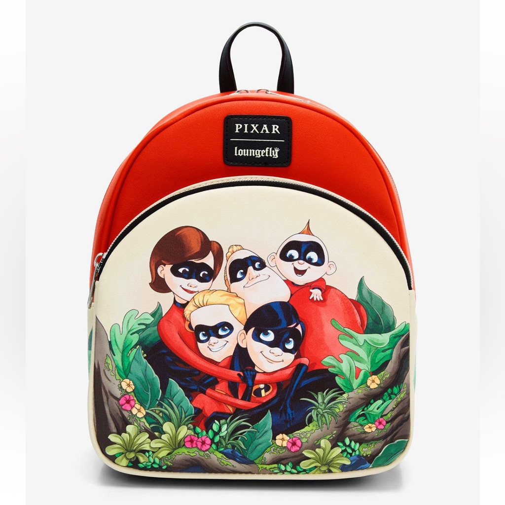 Loungefly Disney Pixar The Incredible Family Mini Backpack Nwt